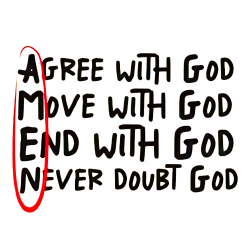 AMEN — Move With God Statement Design